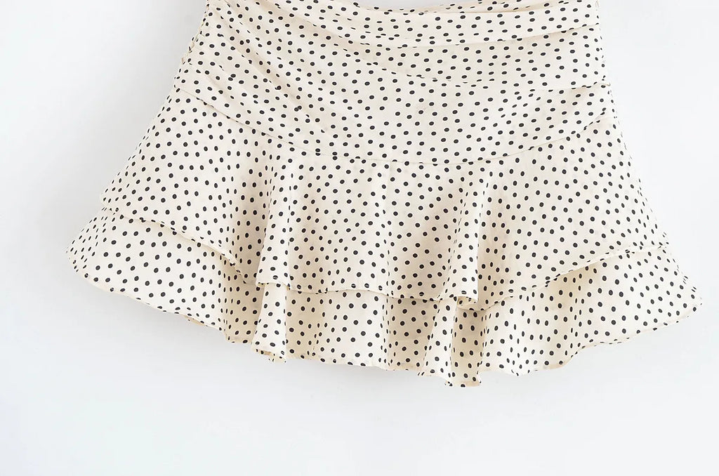 A&A Aubre Layered Ruffle Mini Skirt