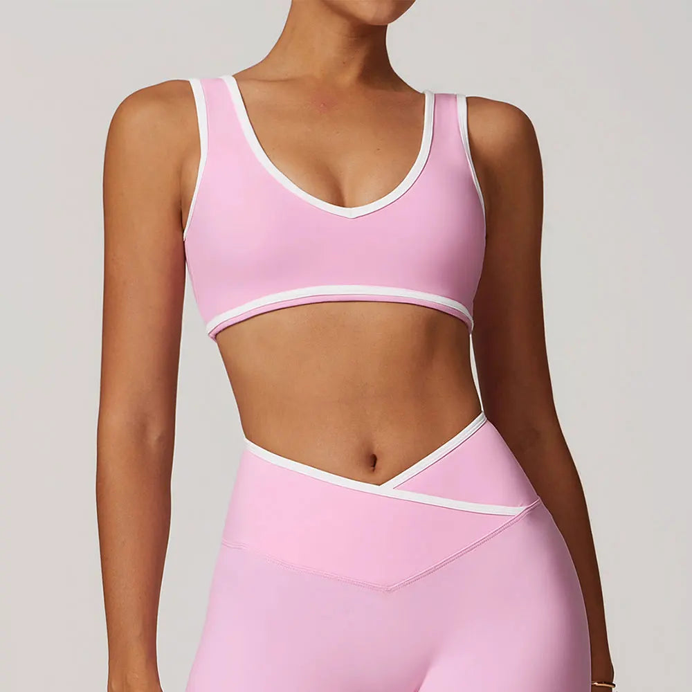 A&A ProSculpt Color Block Sports Bra