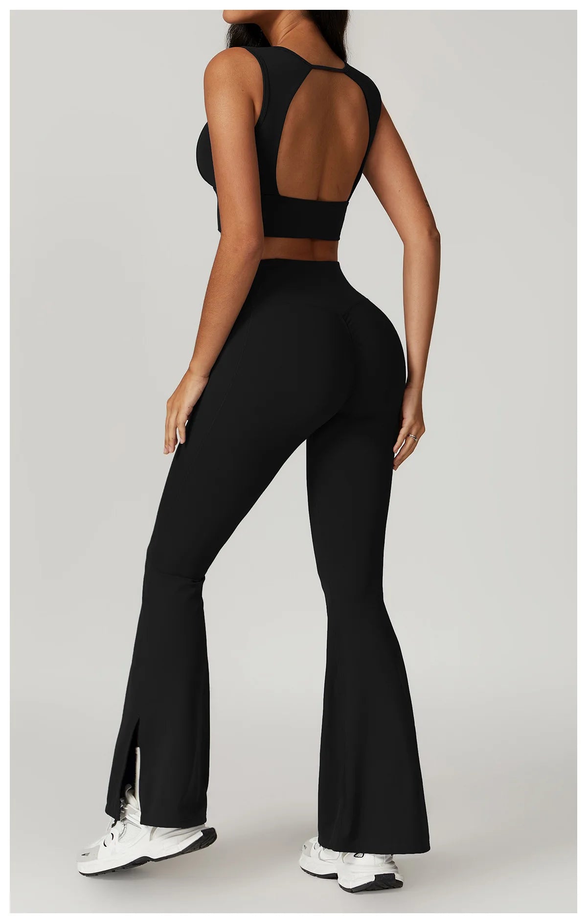 A&A Flexi Crop Top & Flare Leggings Set