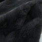 A&A Black Soea Faux Fur Long Sleeve Coat