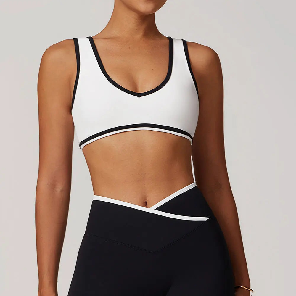 A&A ProSculpt Color Block Sports Bra