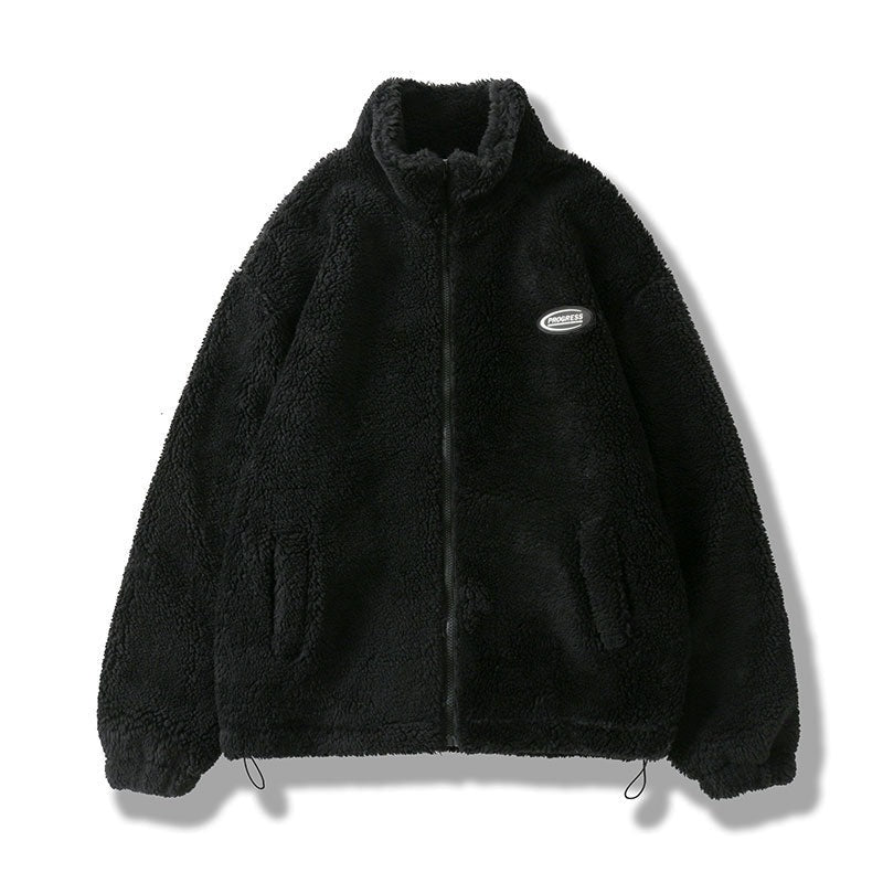 A&A Fleece Fluffy Zipper Jacket