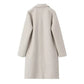 A&A Solid Open Stitch Soft Trench Coat