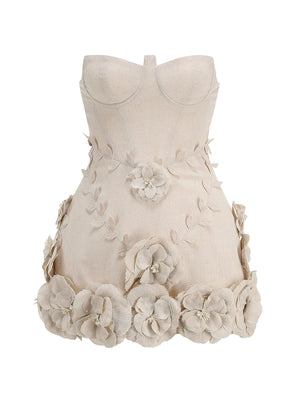 A&A Aloura Flower Detail Mini Dress