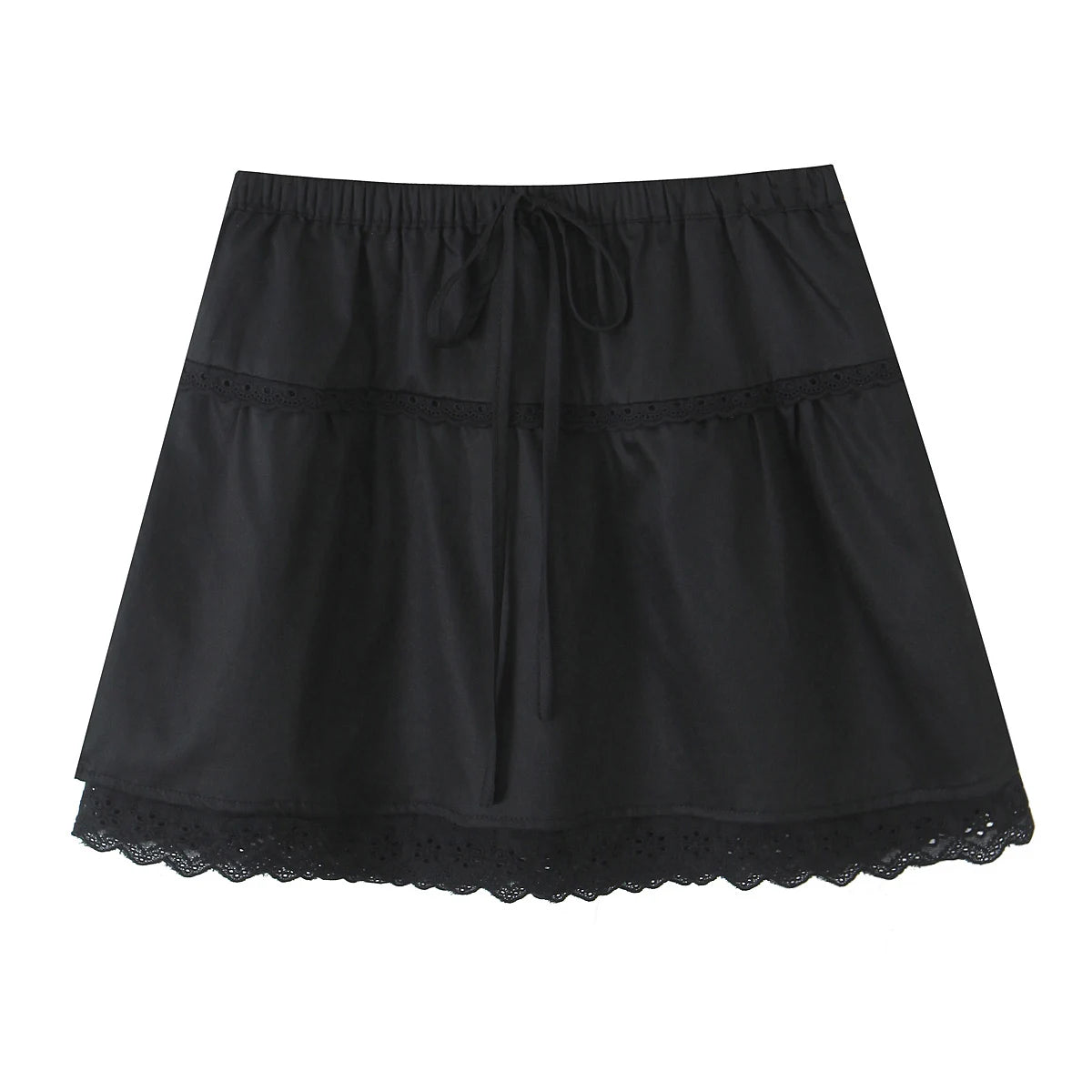 A&A Elarine Shirt Top & A-Line Mini Skirt Set