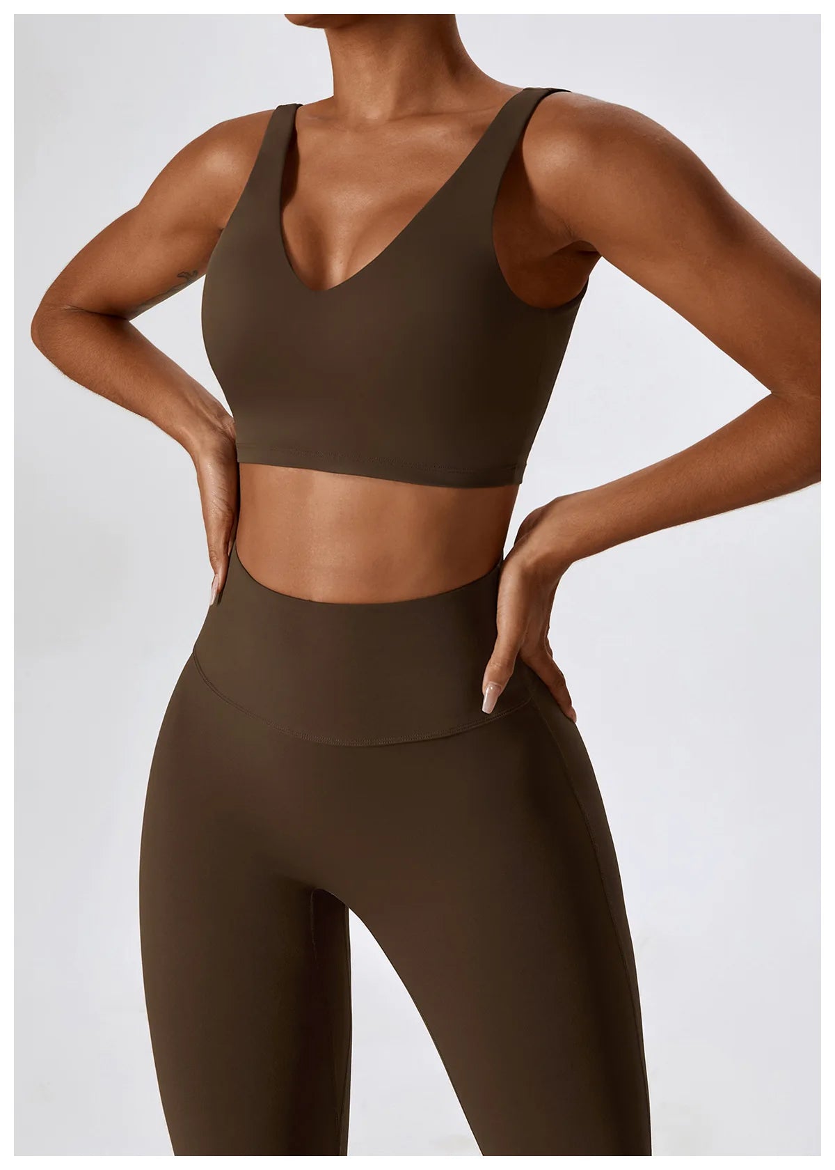 A&A Flexi Flare Leggings & Halter Tank Top Set