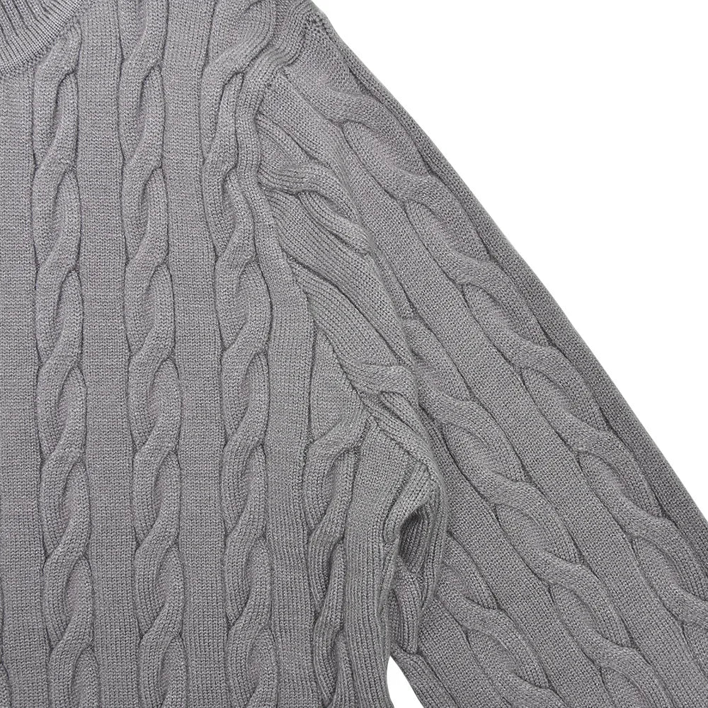 A&A Noel Knitted Turtleneck Zip Cardigan