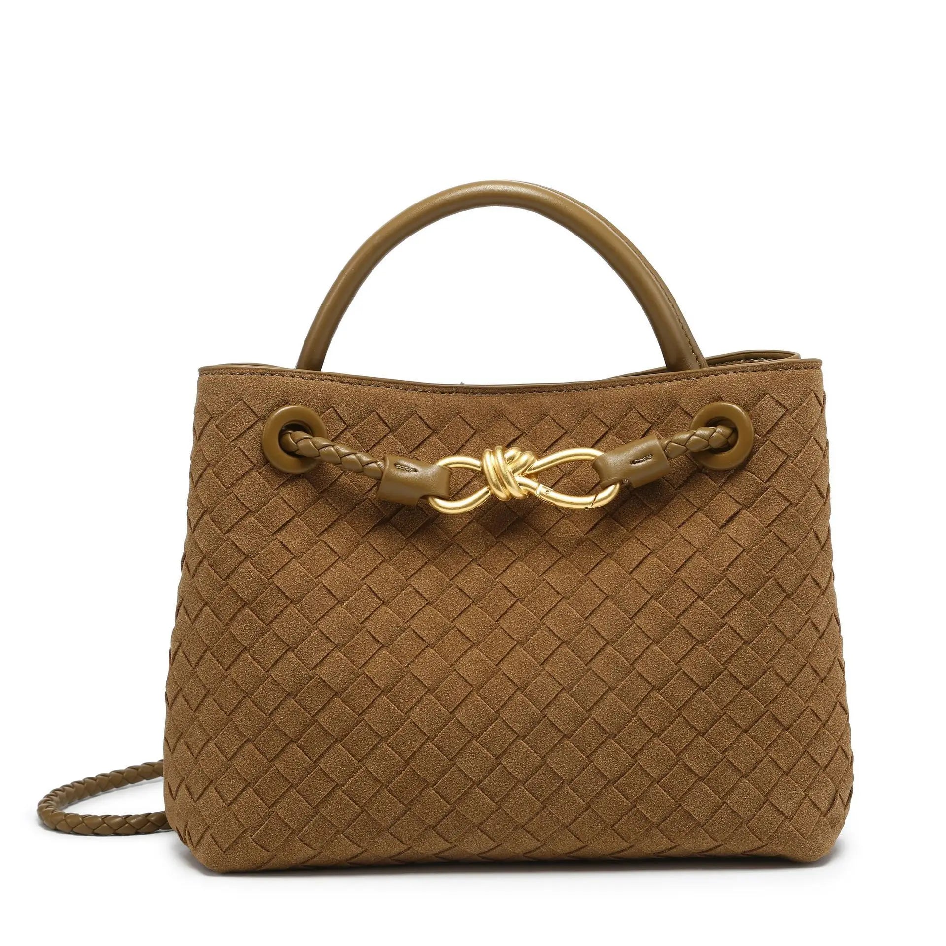 A&A Vendega Suede Leather Crossbody Handbag
