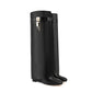 A&A Faux Leather Lock Knee High Boots