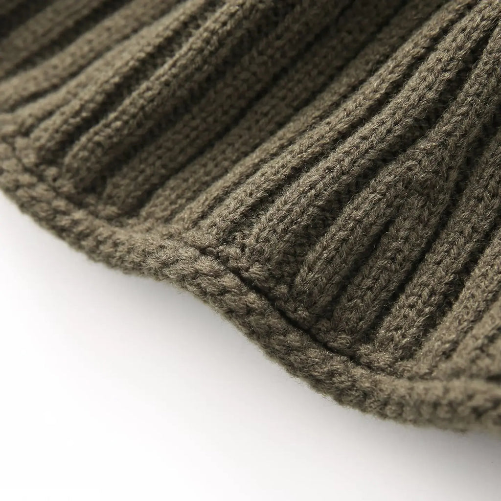 A&A Abena Collar Knitted Button Detail Cardigan