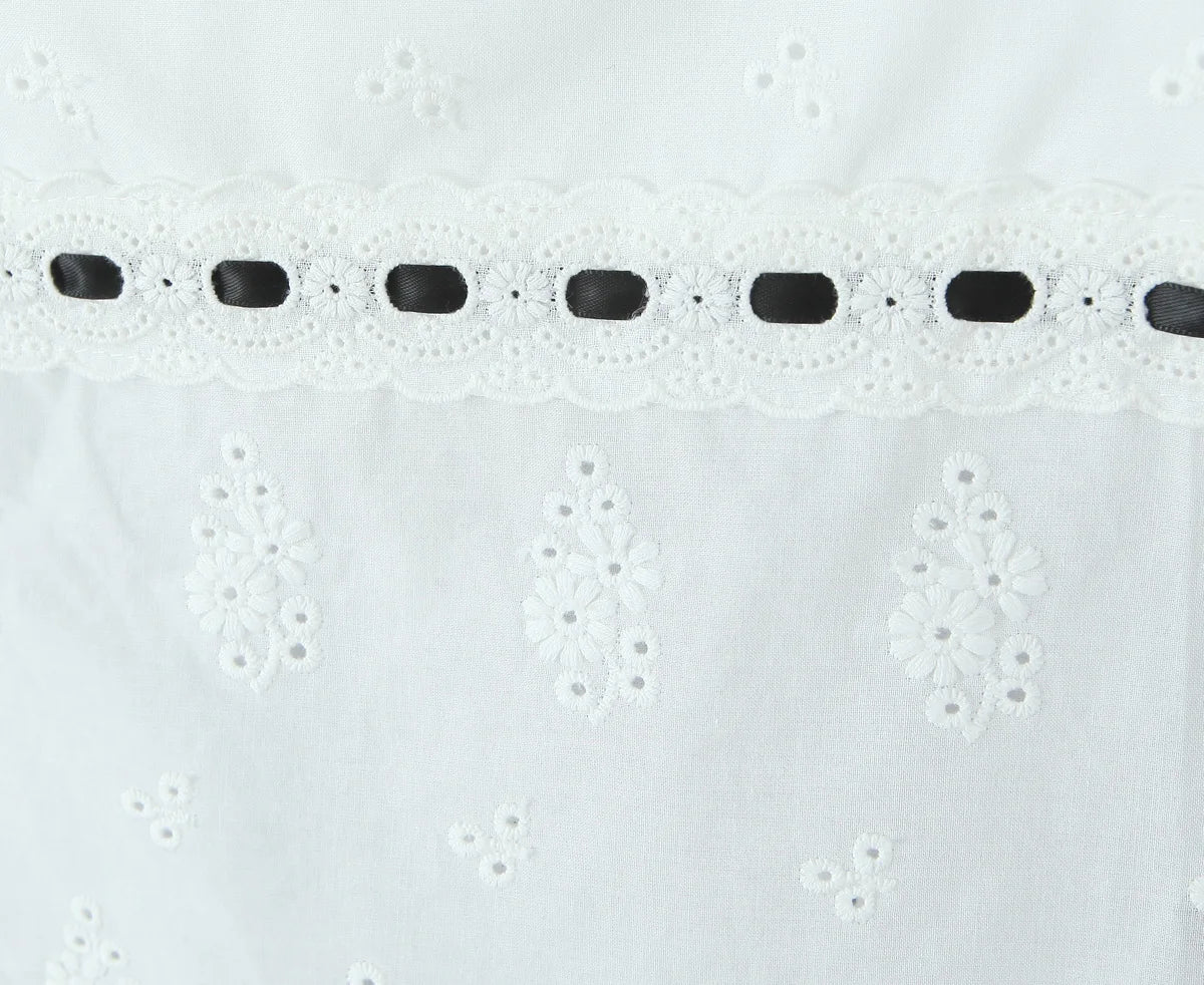 A&A Rosaline Ribbon Detail Top & Midi Skirt Set