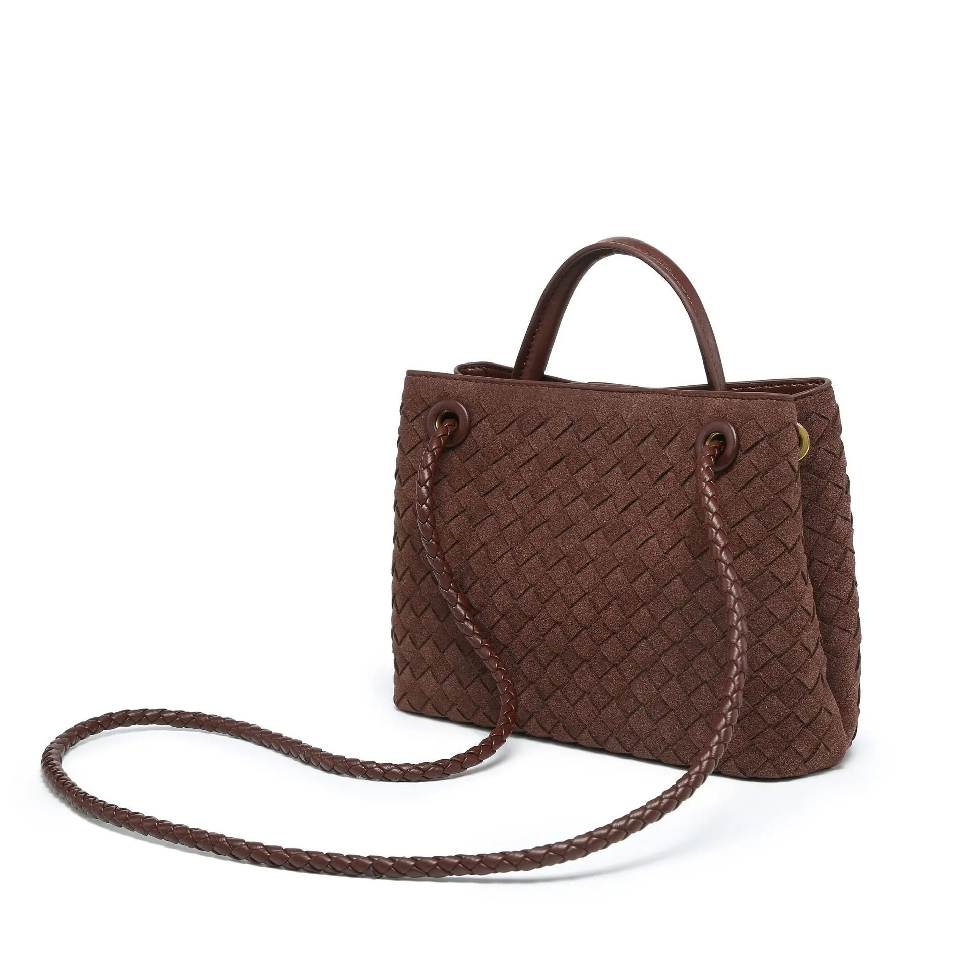 A&A Vendega Suede Leather Crossbody Handbag