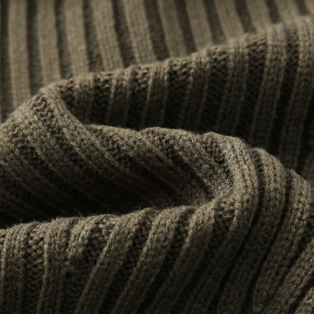 A&A Abena Collar Knitted Button Detail Cardigan