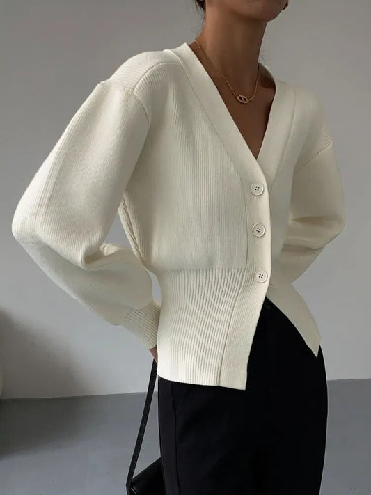 A&A Knitted Button Cardigan