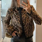 A&A Retro Leopard Knitted Cardigan