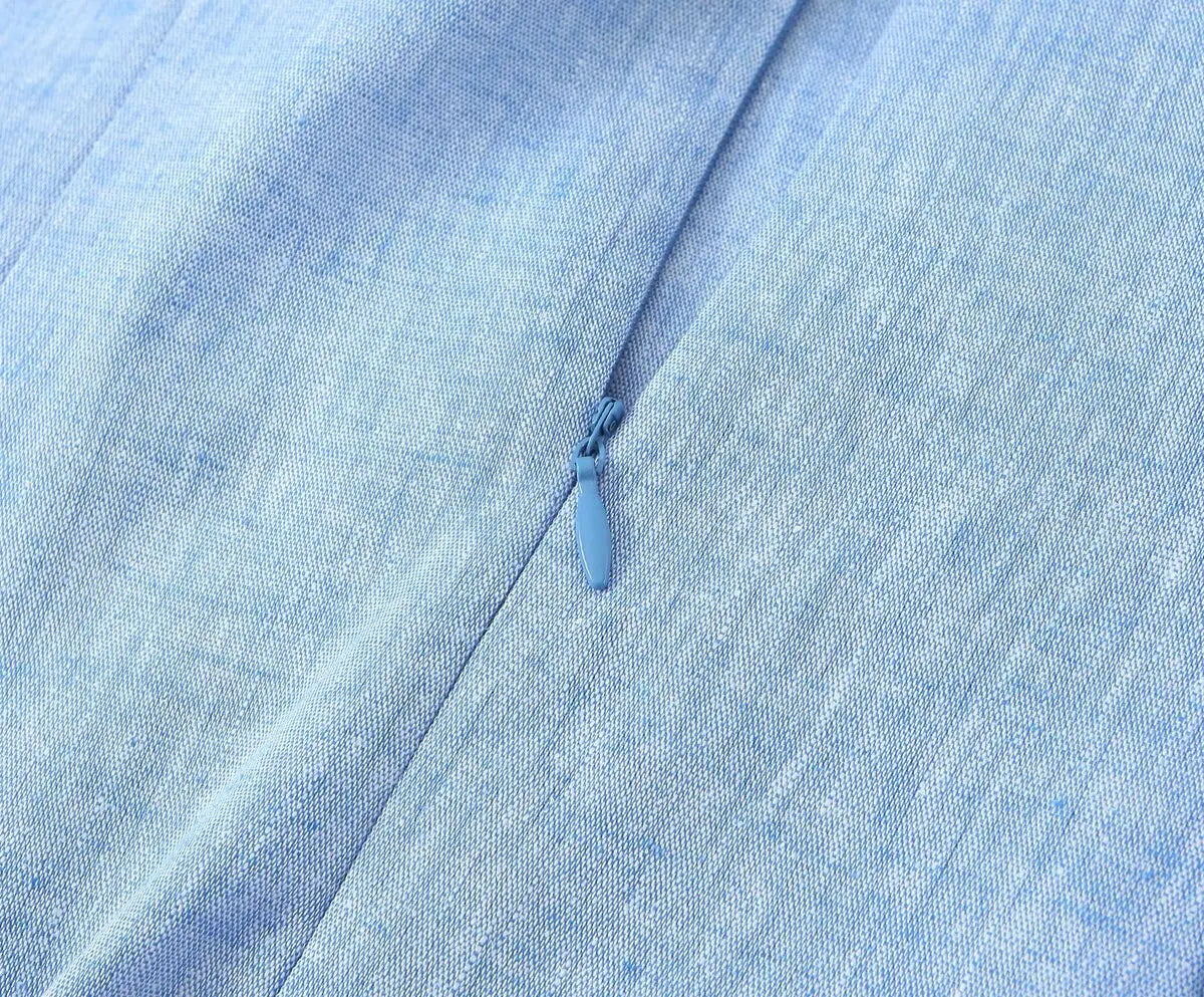 A&A Arielle Bustier A-Line Midi Dress