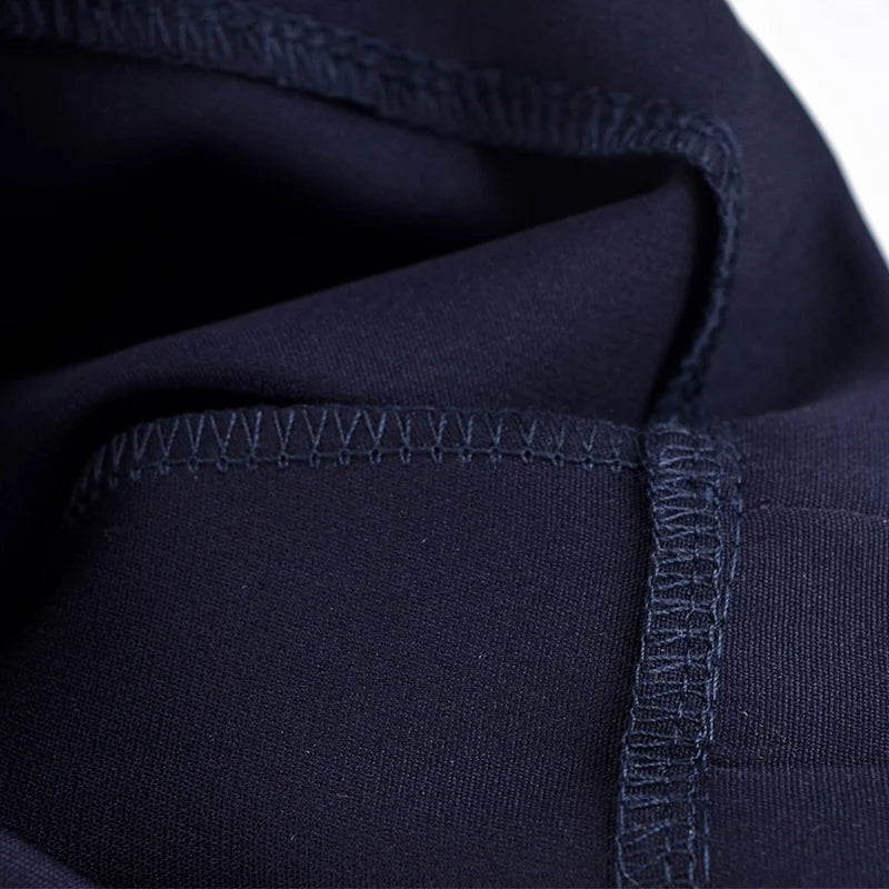 A&A Double-Breasted Sleeveless Vest with White Trim and Trouser Set