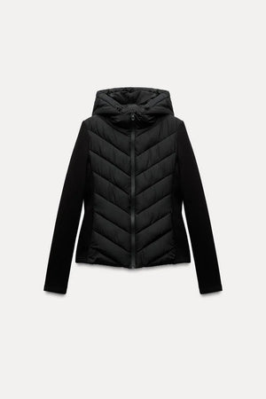 A&A Lightweight Puffer Jacket with Hood