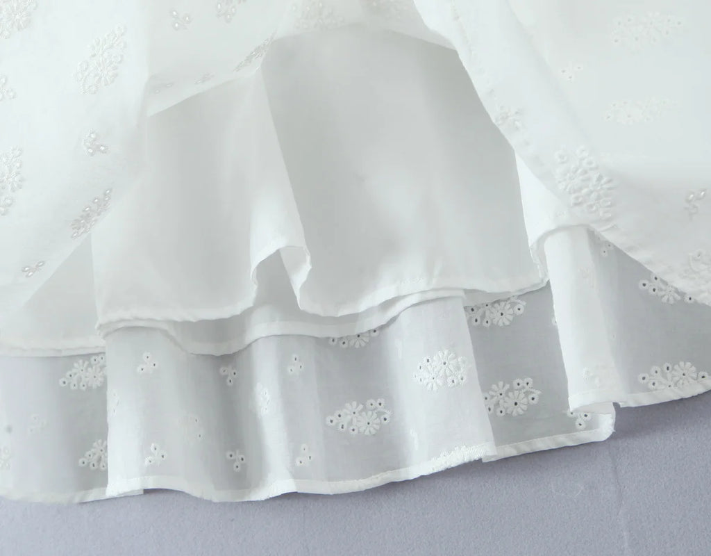 A&A Rosaline Ribbon Detail Top & Midi Skirt Set