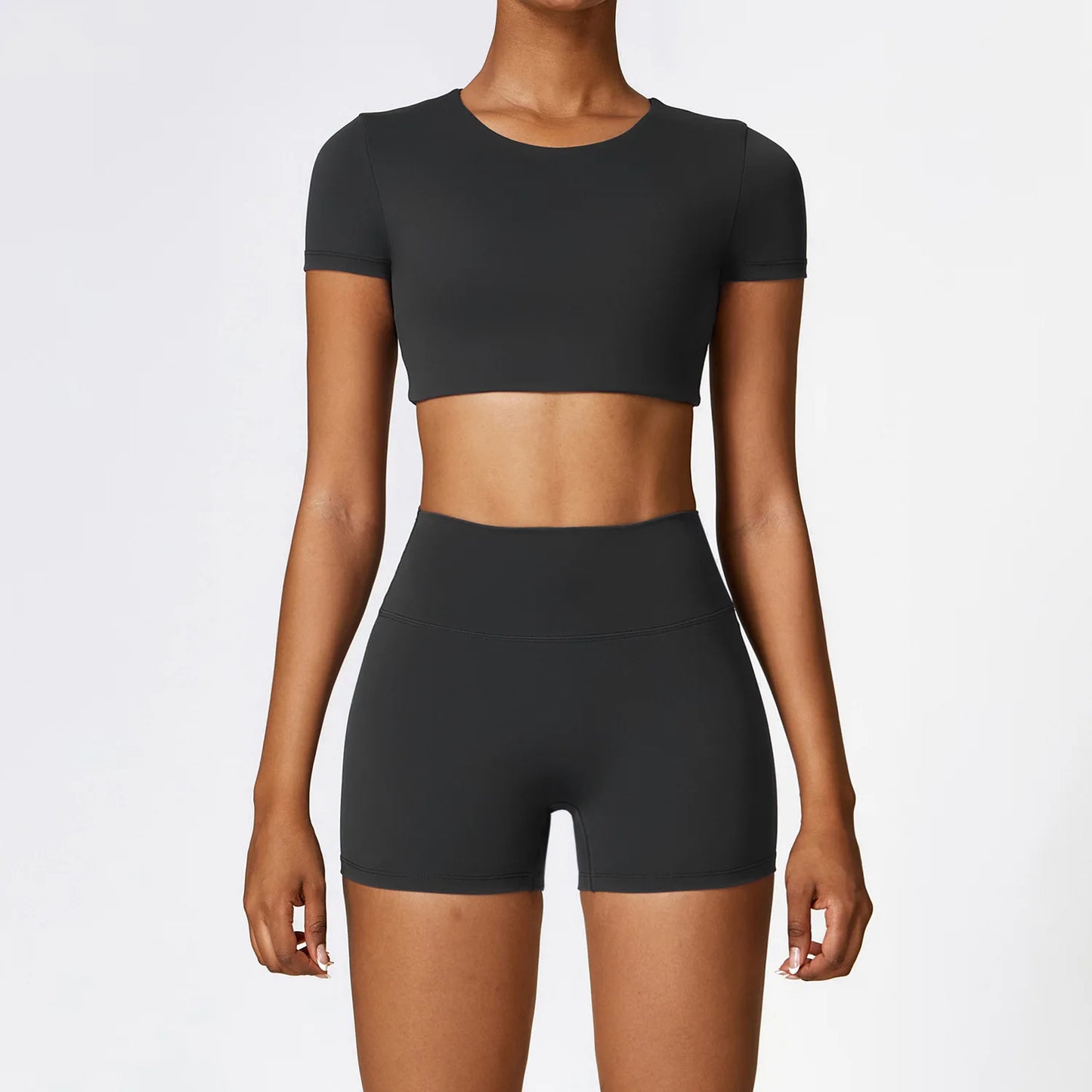 A&A Flexi Crop Top & Shorts Set