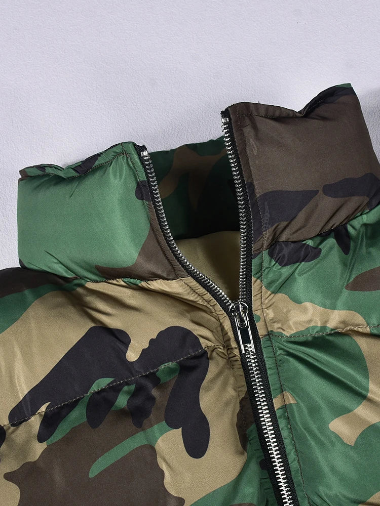 A&A Camoufalage Padded Vest Coat