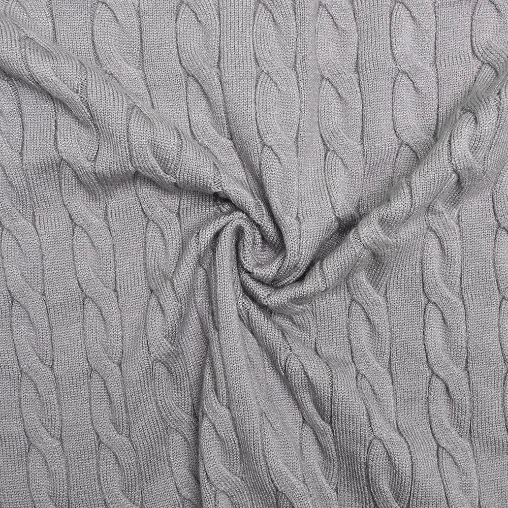 A&A Noel Knitted Turtleneck Zip Cardigan