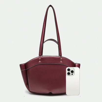 A&A Anna Faux Leather Tote Shoulder Bag