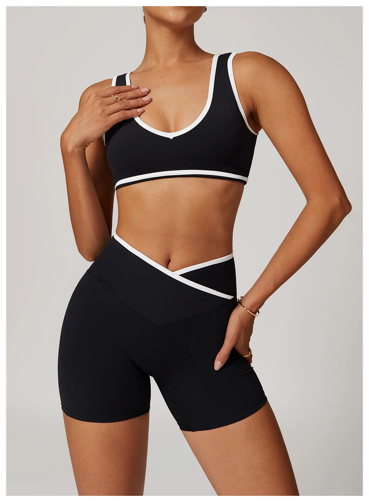 A&A ProSculpt Color Block Sports Bra