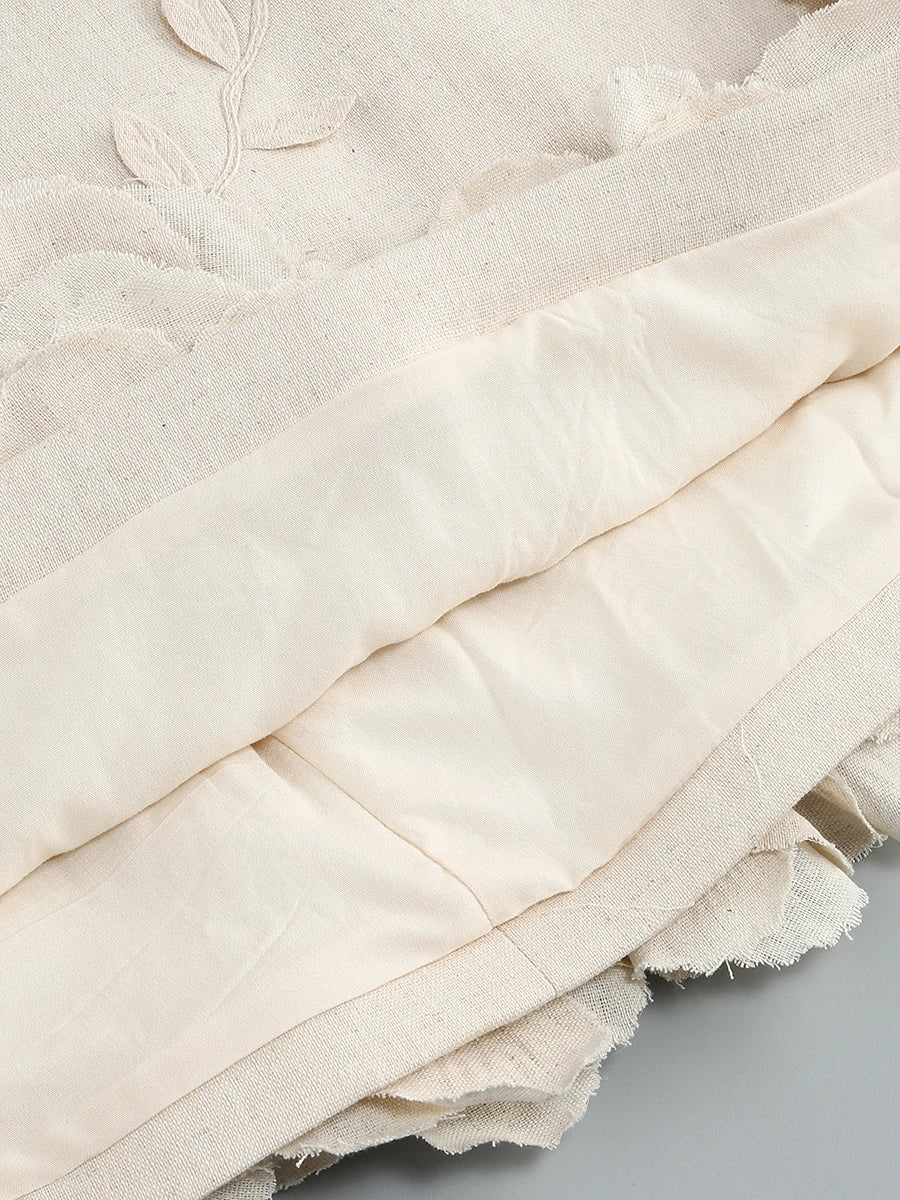 A&A Aloura Flower Detail Mini Dress