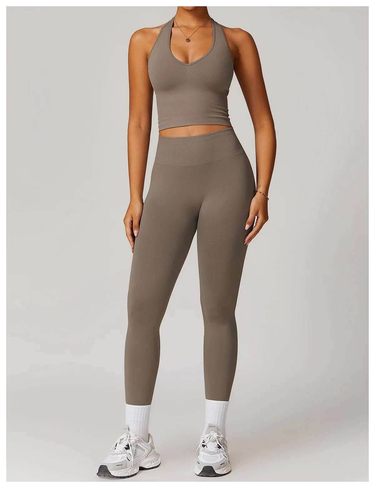 A&A ProSculpt Halter Top & Scrunch Leggings Set