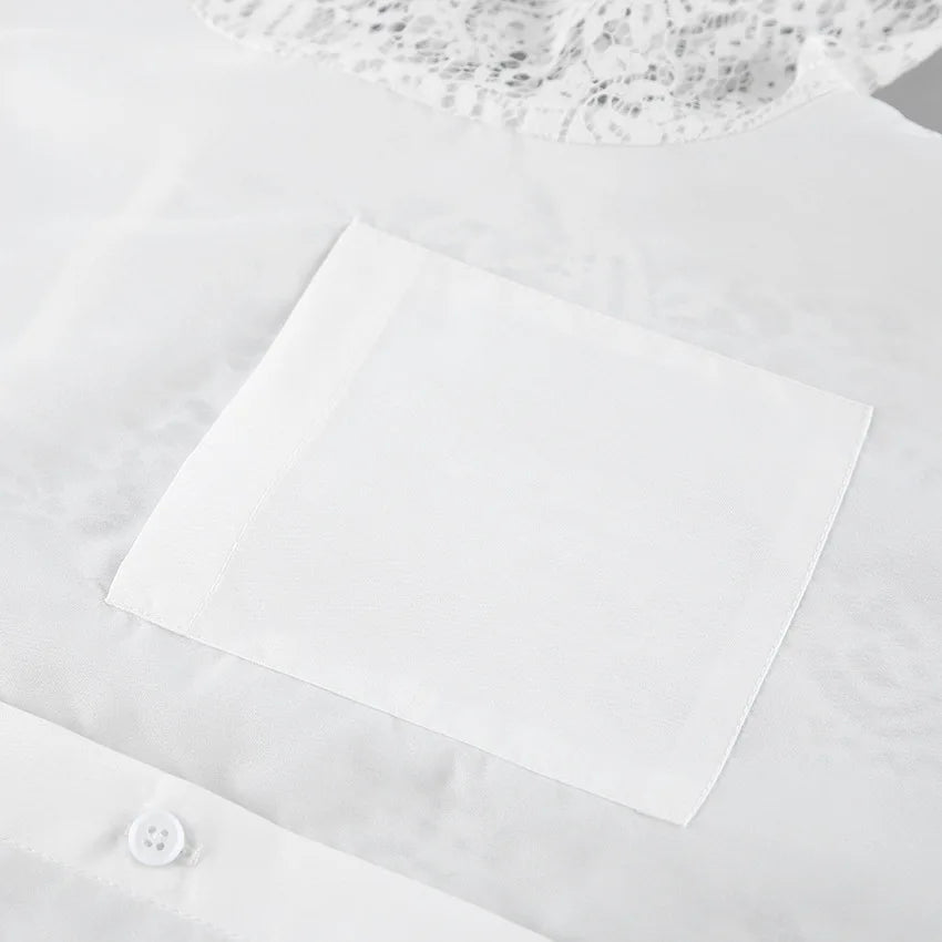 A&A Thaliah Lace Sleeve Shirt