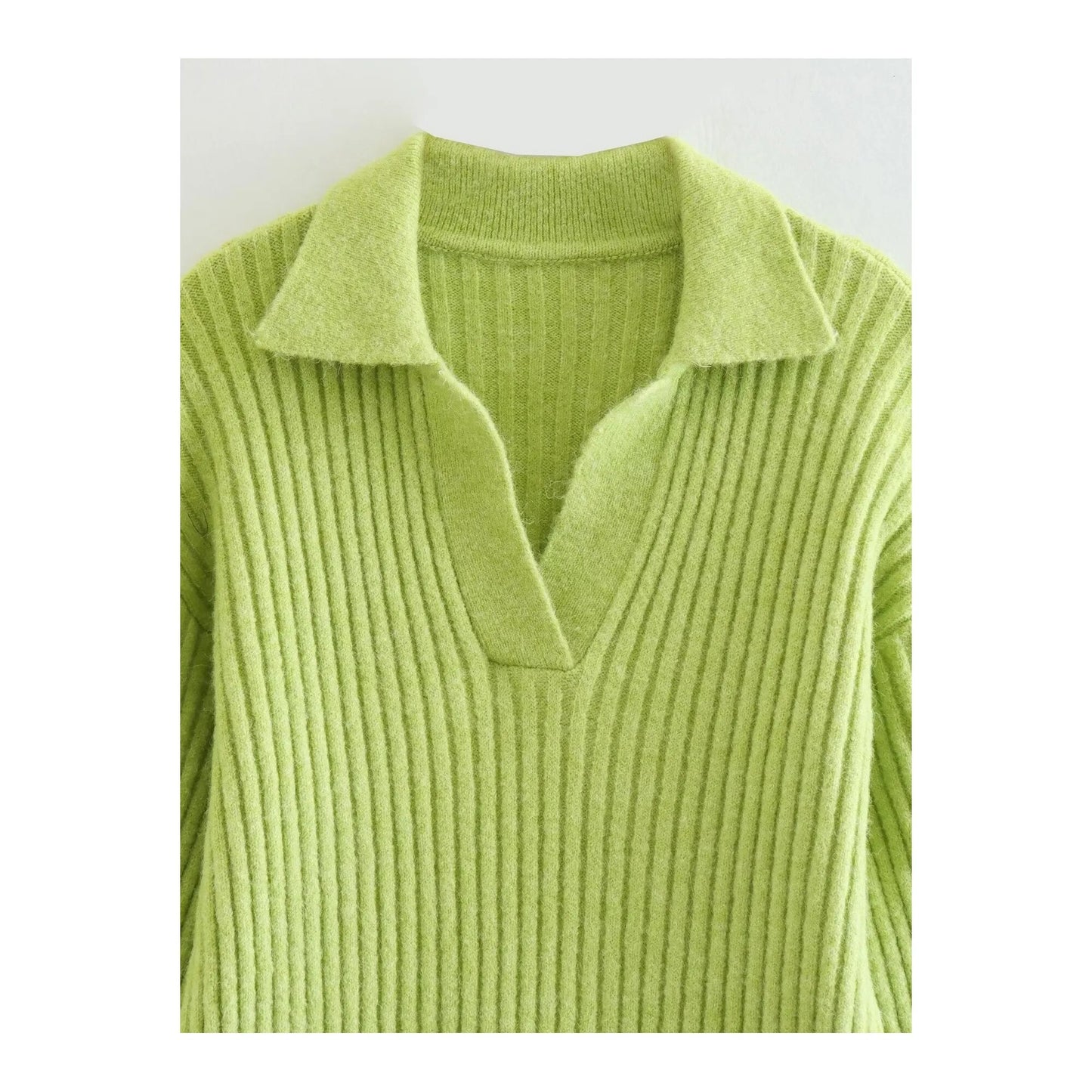 A&A Green Collar sweater