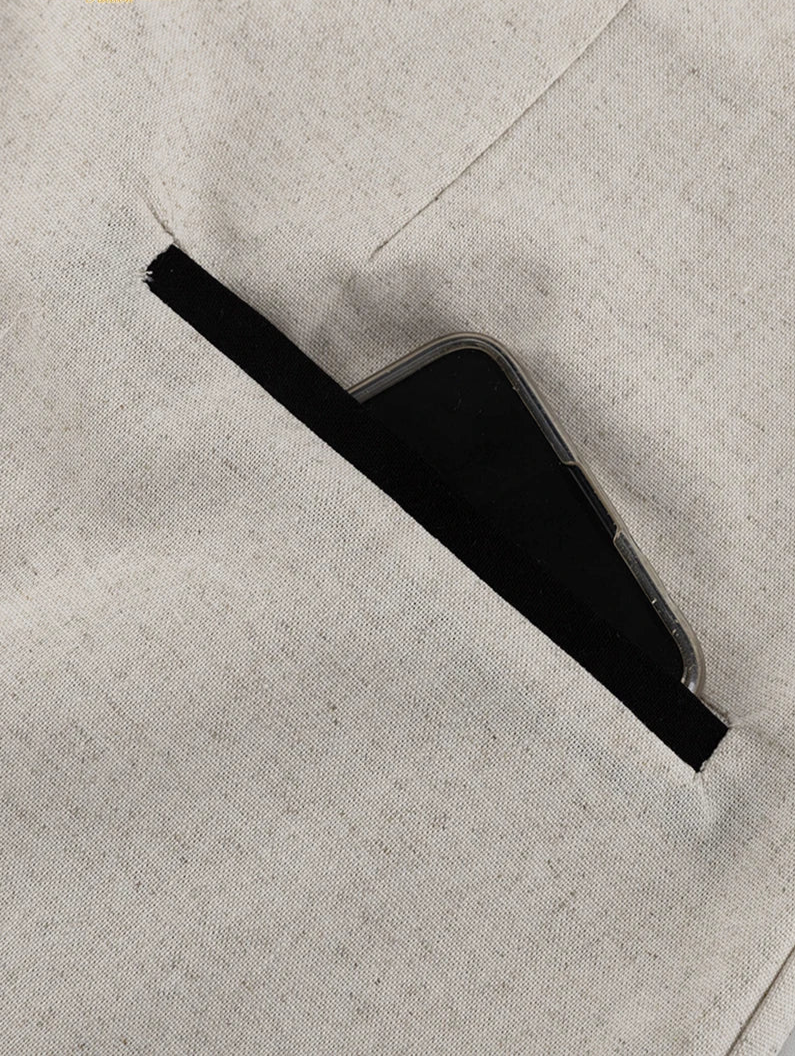 Black phone case on a textured gray surface