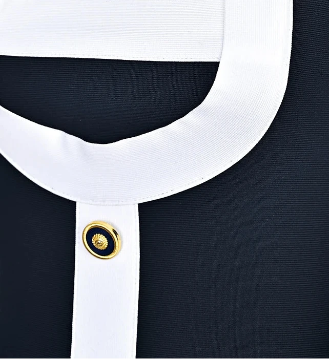 A&A Rayna Black & White Halter Bandage Mini Dress