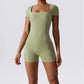 A&A Yoga Short One Piece Sports Suit