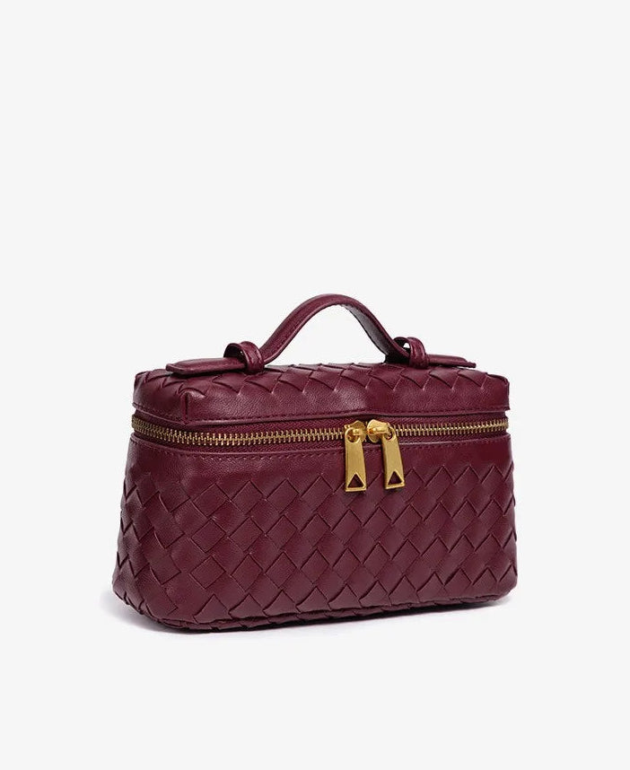 A&A Hanna Woven Top Handle Crossbody Bag