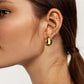 A&A Gold Round Chunky Earrings