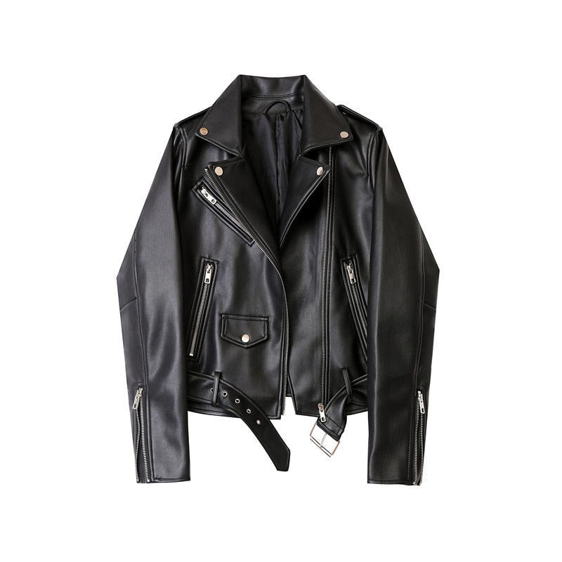 A&A Belted Leather Jacket