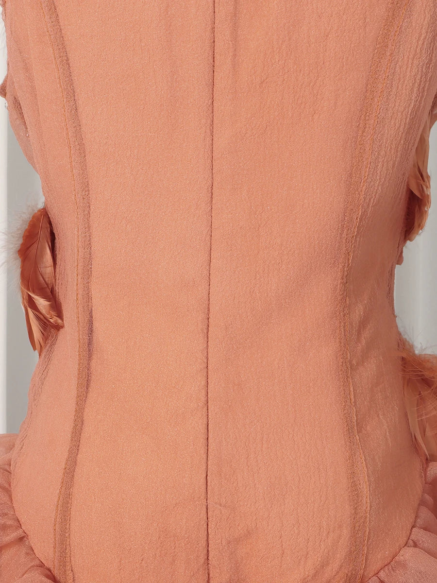 A&A Marella 3D Flower Detail Mini Dress