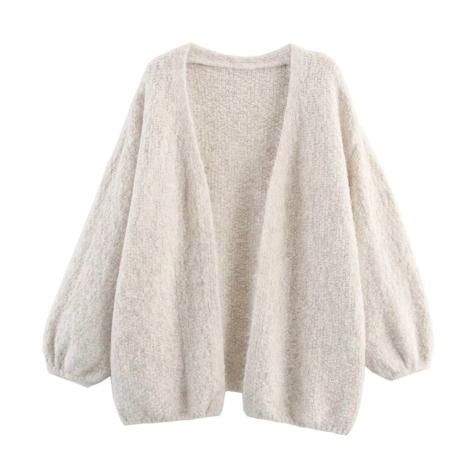 A&A Soft Knit Balloon Sleeve Cardigan