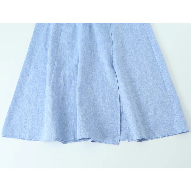 A&A Arielle Bustier A-Line Midi Dress