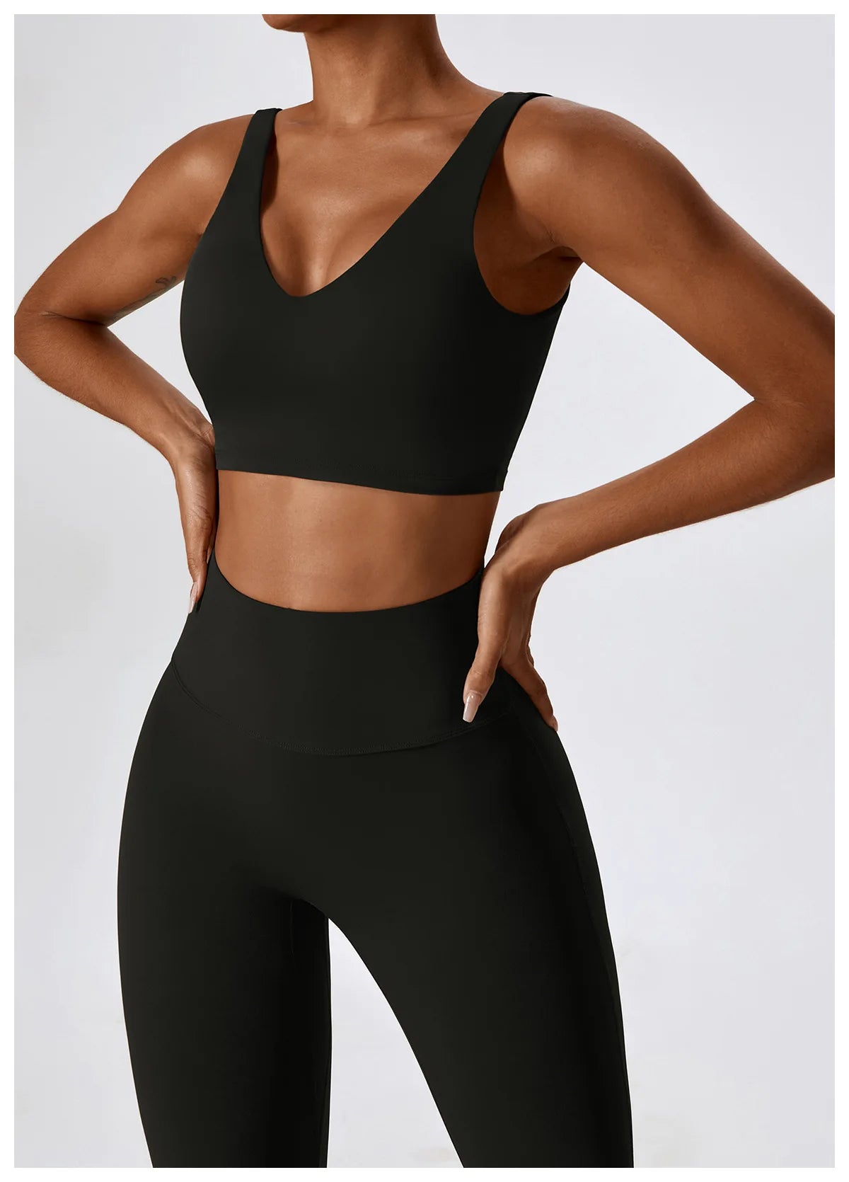 A&A Flexi Flare Leggings & Halter Tank Top Set