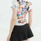 A&A Y2K Harajuku Graphic Print Top