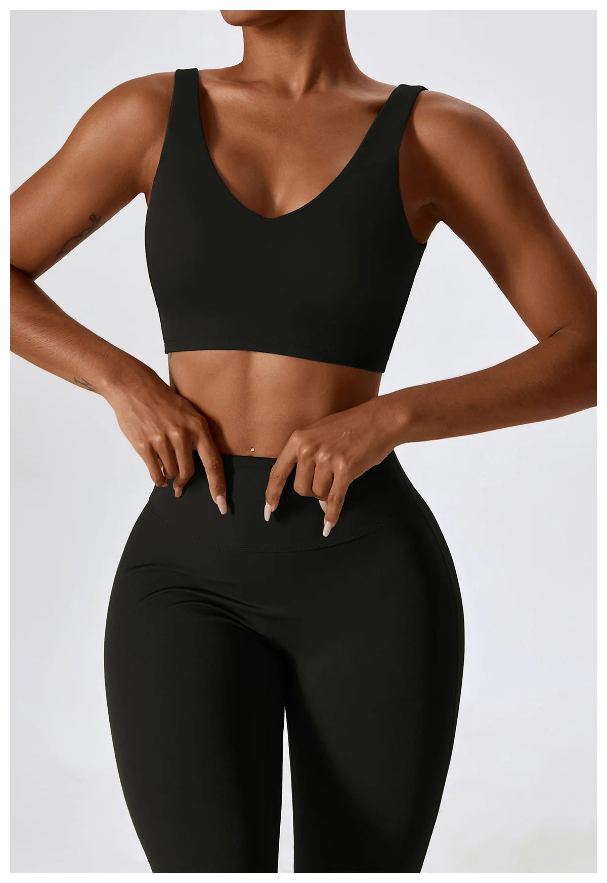 A&A Flexi Flare Leggings & Halter Tank Top Set