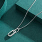 A&A Infinity Lock 925 Sterling Silver Necklace