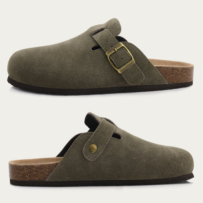 A&A Suede Mule Slipper Clogs