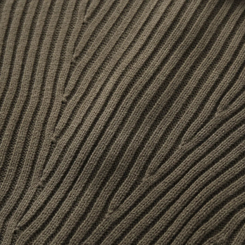 A&A Abena Collar Knitted Button Detail Cardigan