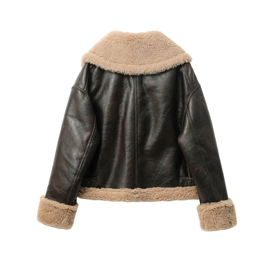 A&A Faux Shearling Jacket