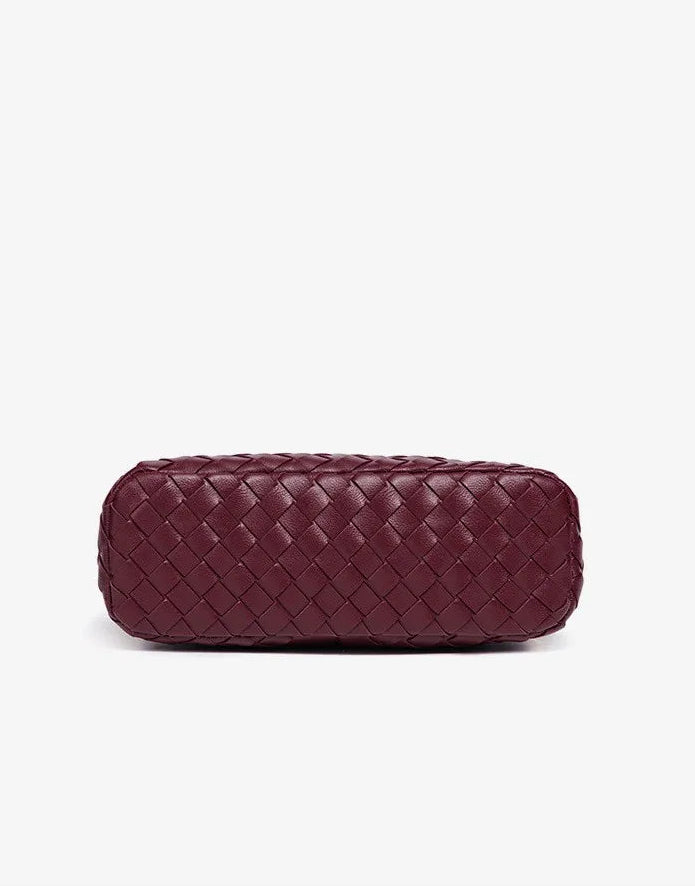 A&A Hanna Woven Top Handle Crossbody Bag