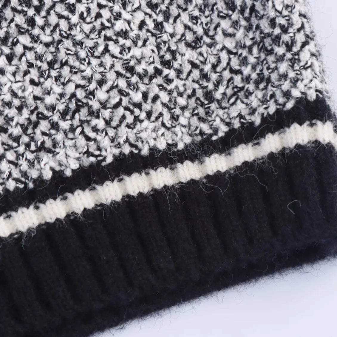 A&A Monochrome Preppy Knit Sweater Vest